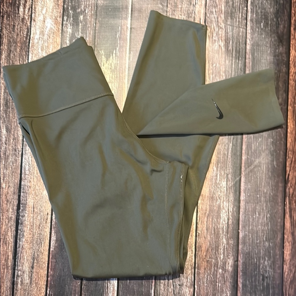 Nike Olive Green Performance Leggings